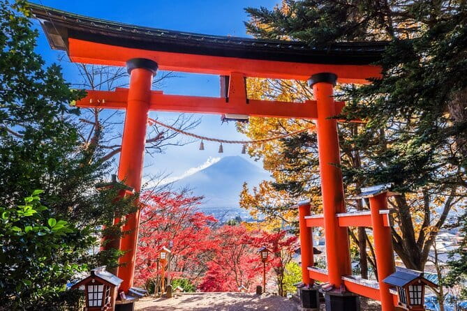 Mount Fuji Full Day Sightseeing Tour from Tokyo - Oishi Park and the first Fuji photo