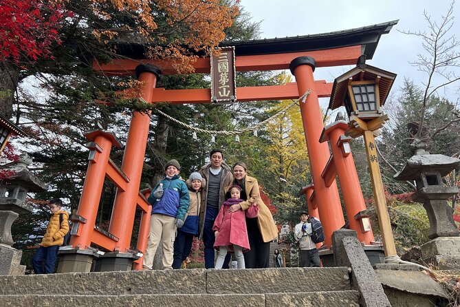 Mt Fuji and Lake Kawaguchiko Bus Day Tour with English Guide - Lawson Kawaguchiko and the modern Fuji frame