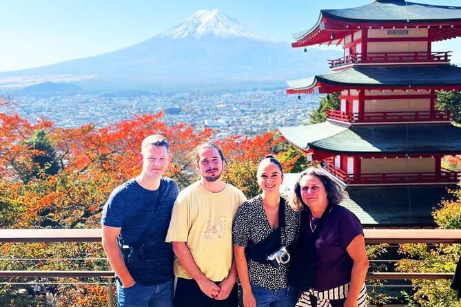 Mt.Fuji Arakurayama Sengen Park,Oshino Hakkai,Kawaguchi Lake Tour - Hikawa Clock Shop Street and the Fuji stairway
