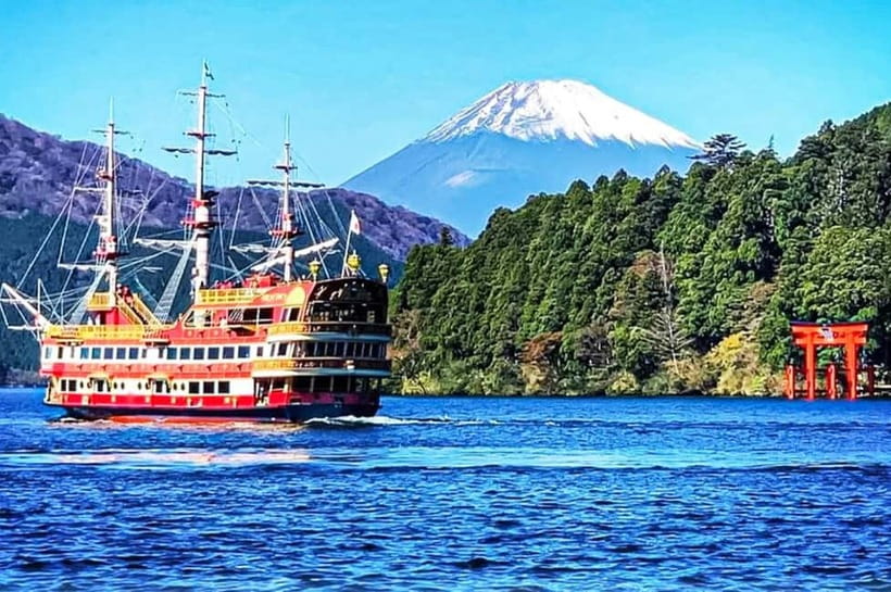 Mt.Fuji Hakone Day Tour With Lake Ashi Cruise, FREE Ropeway - Hakone Shrine and its cedar-lined approach