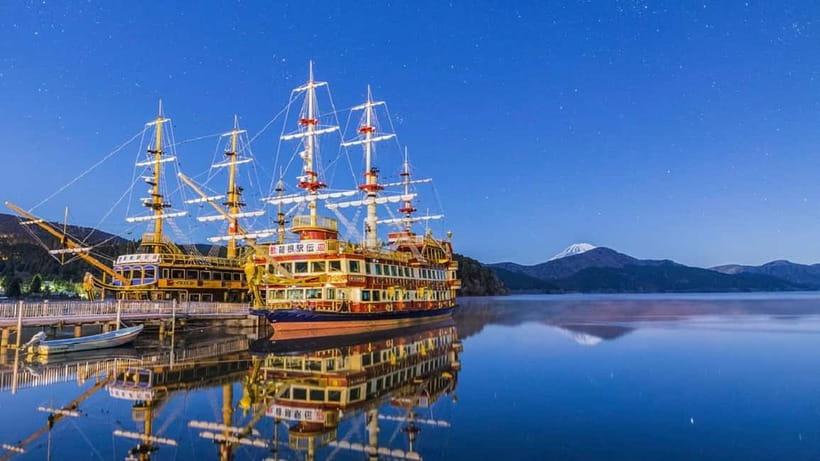 Mt.Fuji Hakone Day Tour With Lake Ashi Cruise, FREE Ropeway - Lake Ashi and the optional pirate ship