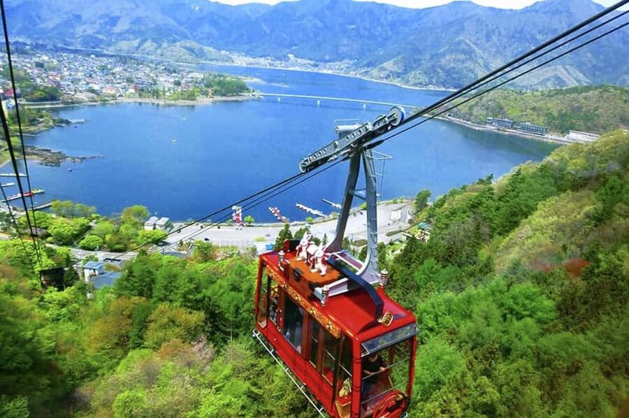 Mt. Fuji & Lake Kawaguchiko Ropeway Panorama Full-Day Tour - Kachikachi Ropeway and Tenjozan Park
