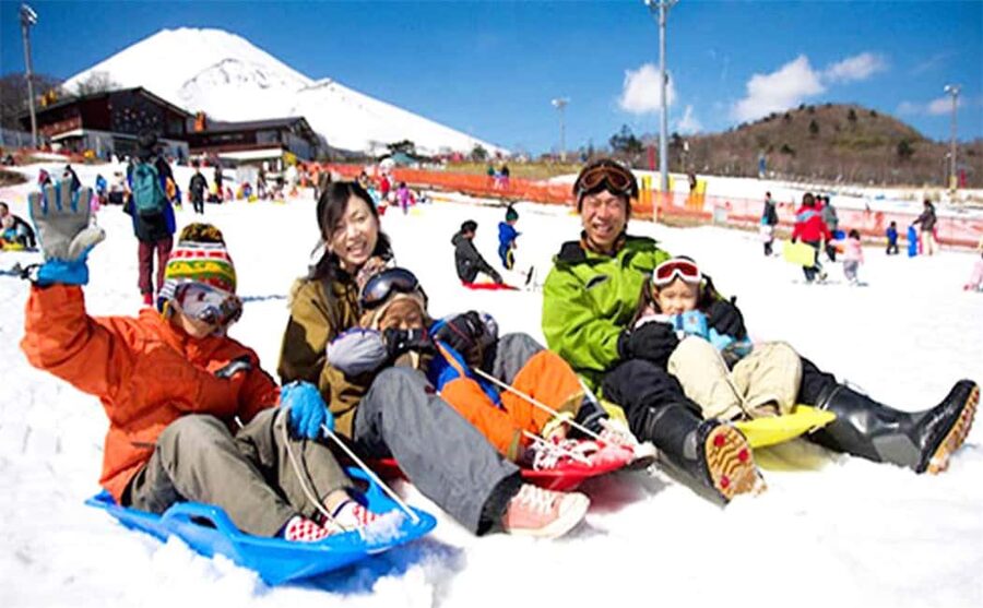 Mt. Fuji Skiing Experience- YETI Ski Resort & Onsen Day Trip - The Konohana no Yu hot spring stop