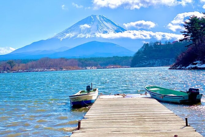 Mt. Fuji to Lake Kawaguchi, Lake Yamanaka and Onsen Day Tour - Arakurayama Sengen Park and the classic Fuji view