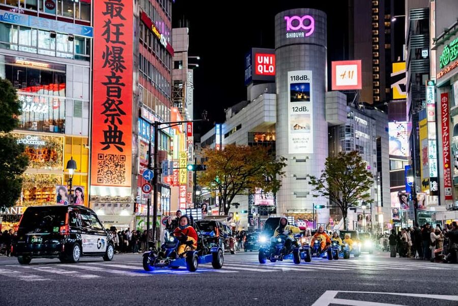 Official Japan Go-Kart Through Shibuya / Shinjuku - Harajuku, Omotesando, Shinjuku, Ginza, and older Tokyo