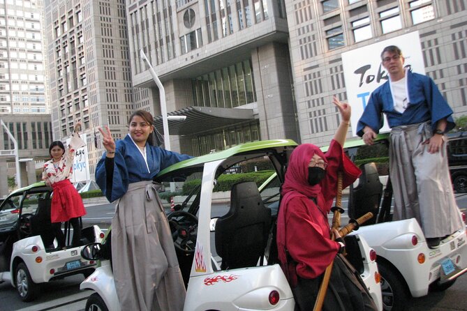 Official Tokyo Shibuya : KIMONO Dressed EV-Go Kart Activity Tour - Ginza, Tokyo Station, and the Imperial Palace area
