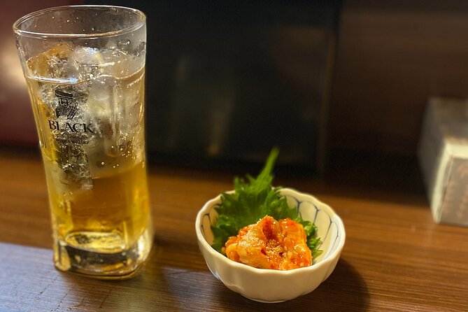 Osaki, Togoshi Ginza Private Walking Food , Izakaya dinner tour - Sake, seasonal choices, and the blue-label bottle