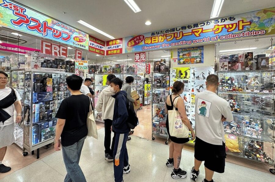 Private Akihabara Anime Game Maid Cafe Tour w/ free pickup - Pickup in a white Lexus LS 460