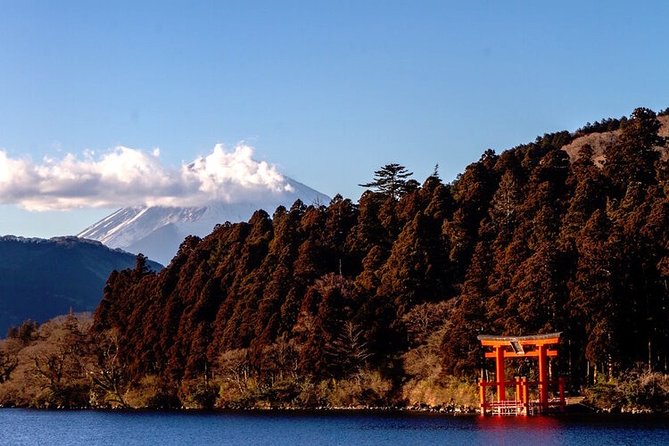 Private Hakone Tour - View of Mt. Fuji, Nature and Culture - Hakone Shrine and the Torii Gate on Lake Ashi