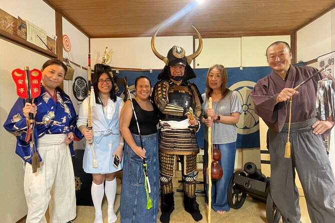 Private Samurai Sword Experience - The garden, bell, and neighborhood setting