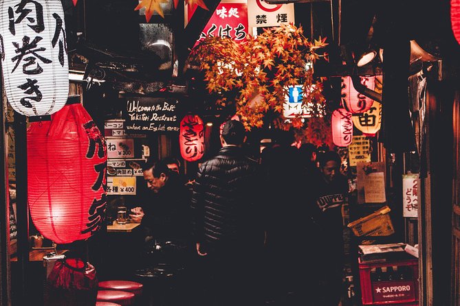 Private Shinjuku Nightlife Walking Tour & Golden-Gai Bar Crawl - Omoide Yokocho and the food-alley feel