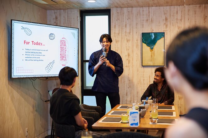 Private Sushi Making with a Sushi Master - Chef Riku, Rin, and the private teaching style
