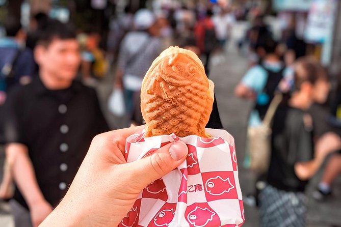 Private Tokyo Food Tour - A Journey Through Time Through Food - Tamagoyaki and fruit sandwiches at Tokyo Station