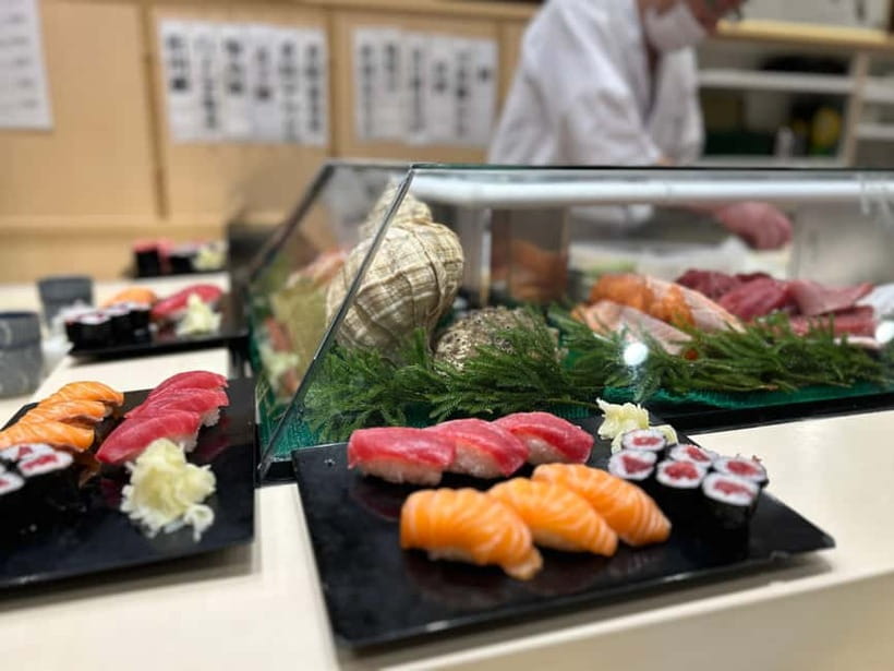 Private Toyosu & Tsukiji Market Adventure with Tuna Auction - Toyosu Market, clean lines and serious seafood