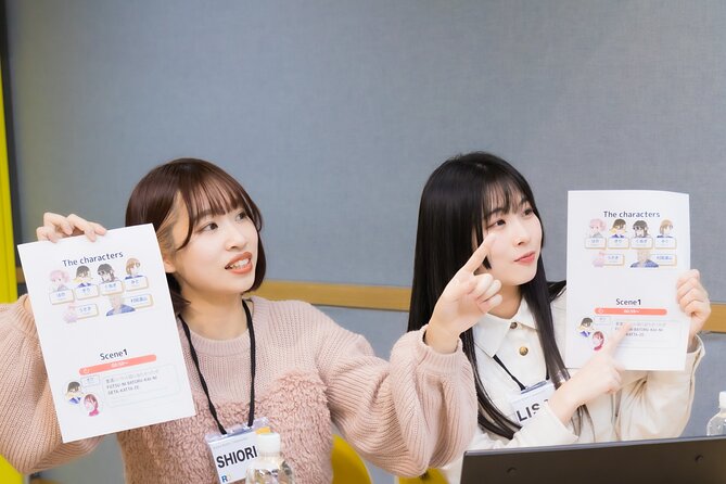Professional Japanese Anime Voice Acting Workshop in Tokyo - Inside the recording studio
