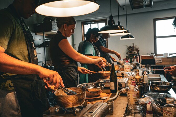Professional Ramen & Gyoza with Ramen Chef in a restaurant! - Folding gyoza beside the ramen