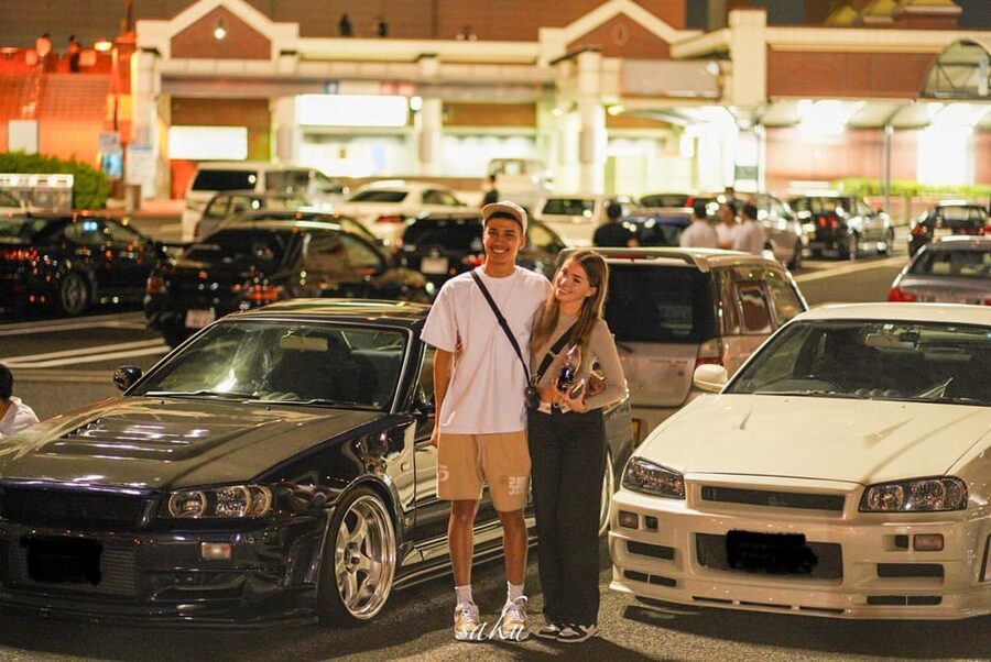【R34】Tokyo：Private Daikoku tour in Modified R34 - The R34 GTT and GTR question