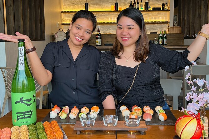 Ramen and Sushi Cooking Class with Sake Pairing Set in Tokyo - The Tsukishima location and river view