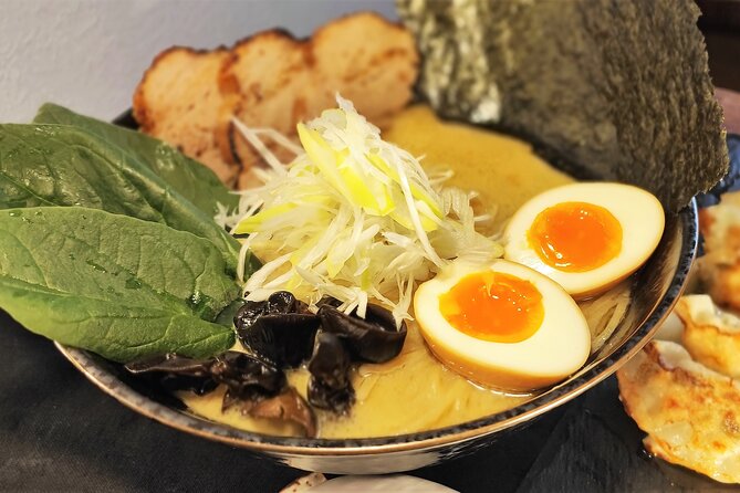 Ramen & Dumpling Cooking in Tokyo with Chef/Vegan possible - Yoshi and Amo make the class feel personal