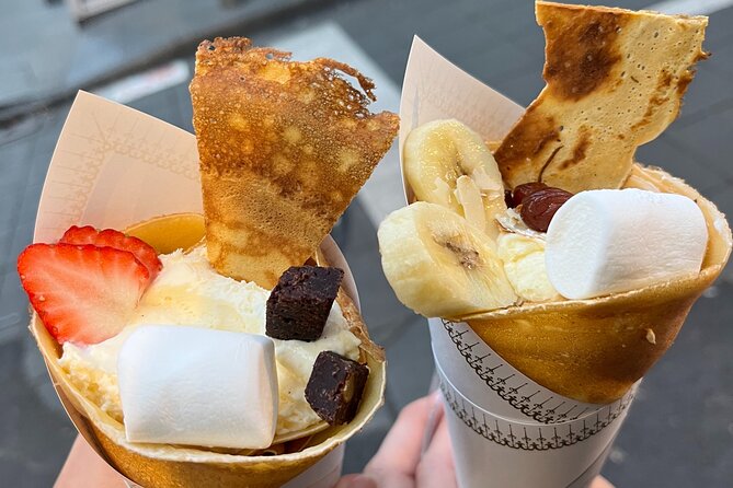Real-Life Anime Pilgrimage Tour Shibuya Incident - A crepe break in the middle of the walk