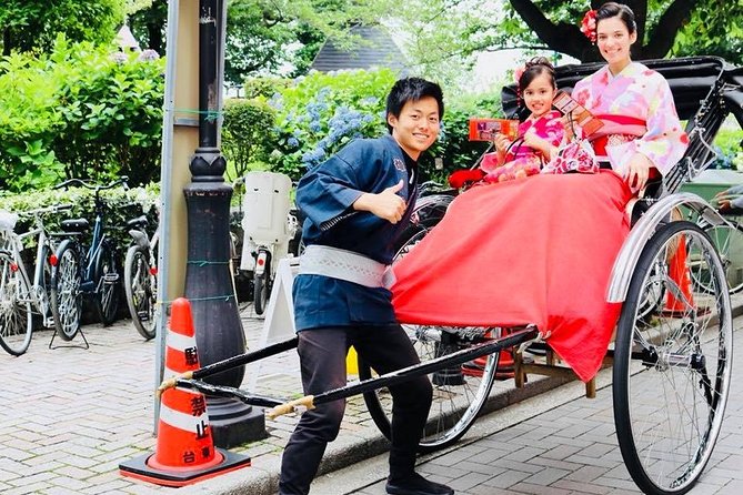 Ride a rickshaw wearing a kimono in Asakusa! Enjoy authentic traditional culture! - Kimono sizing and the extra charge