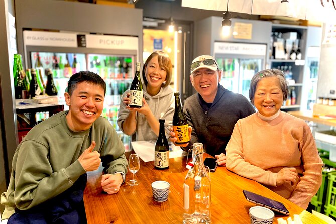 Sake Tasting in Tokyo - Starting with sake at MIRAI SAKE STORE & SAKE BAR