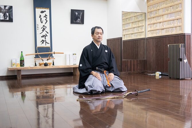 Samurai experience: art and soul of the sword - Changing into samurai attire at the dojo
