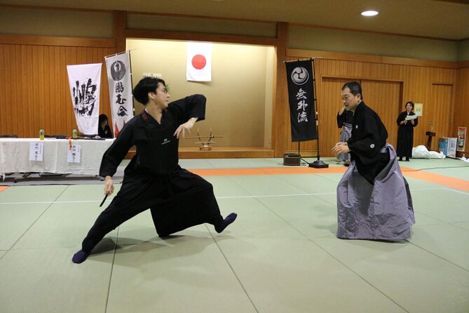 Samurai Experience Mugai Ryu Iaido in Tokyo - Changing into hakama before the lesson