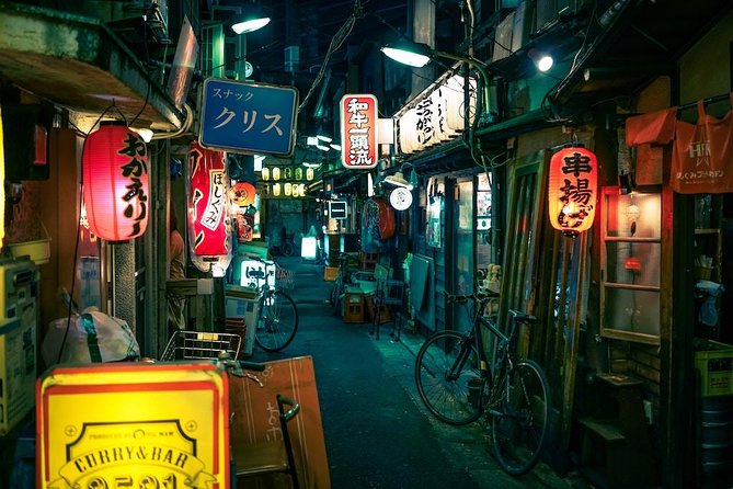 Sangenjaya Back Alleys Private Food and Drink Tour - Stop two: kushikatsu, Hoppy, and the standing-bar mood