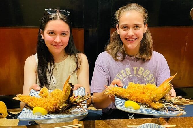 Shibuya food tour led by popular YouTuber guide - Eating sushi and steamed egg custard at Tokyu Plaza Shibuya