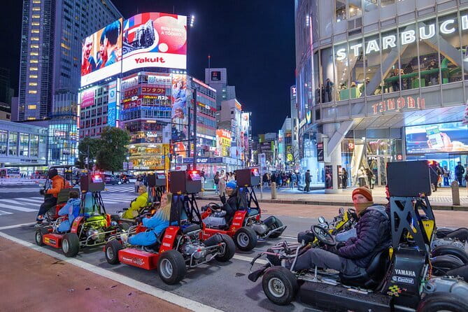 Shibuya Go Karting Tour with Funny Costume - Choosing your character and getting ready to drive