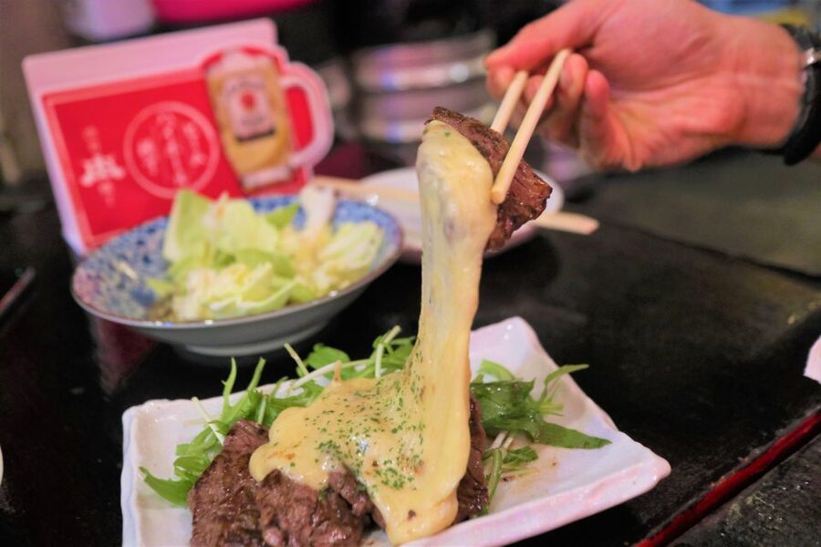 Shibuya Meltdown Night Tour: All-You-Can-Drink Bar Hopping - Food, Wagyu claims, and realistic expectations
