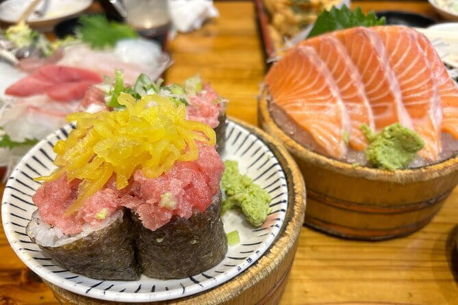 Shinjuku: Food Tour – 15 Dishes & 3 Drinks at 4 Eateries - Omoide Yokocho begins with old Tokyo atmosphere