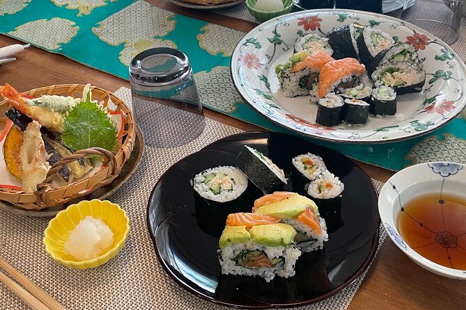 Small Group Sushi roll and Tempura Cooking Class in Nakano - Meeting Eri at Asagaya Station