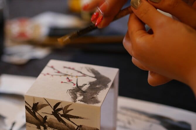 Sumi-e Ink Painting Suiboku-Ga Workshop in a Japanese Teahouse - What the $93.34 price includes