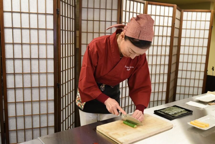 Sushi-Making Experience - Preparing ingredients and watching the demonstration