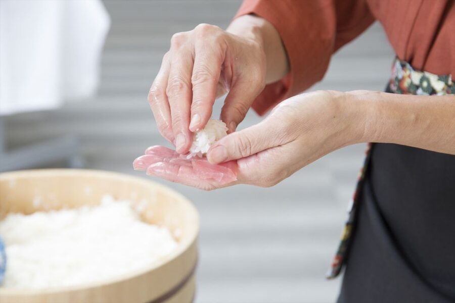Sushi-Making Experience - Sitting down to eat your own sushi