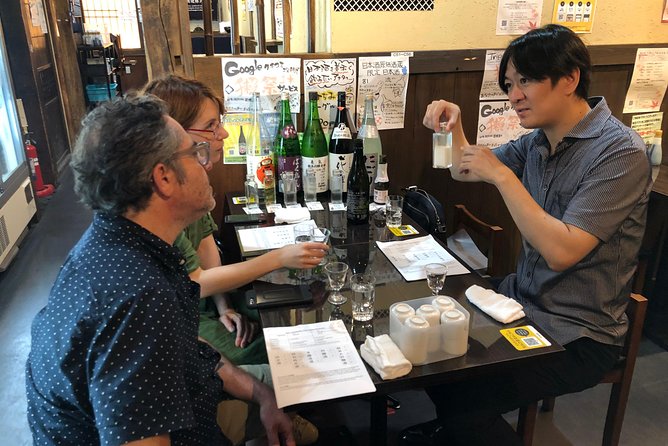 Tasting All Types of Sake with Sommelier - At the sake bar near Louis Vuitton Shinjuku