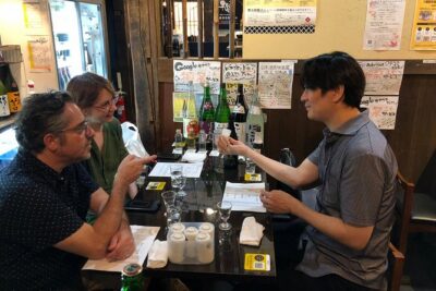 Tasting All Types of Sake with Sommelier