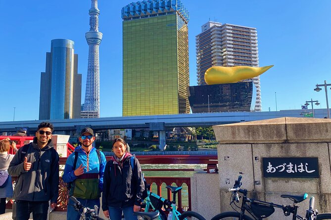 Tokyo 3 Hour E Bike Tour of the City Bayside Areas - Tsukiji Hongwanji and the market break