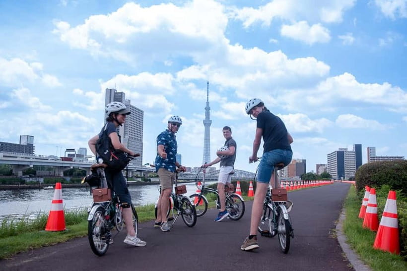 Tokyo: 3h Private E-bike Tours, Starting at Your Hotel - Nihonbashi, Tsukuda, and the Sumida rivers