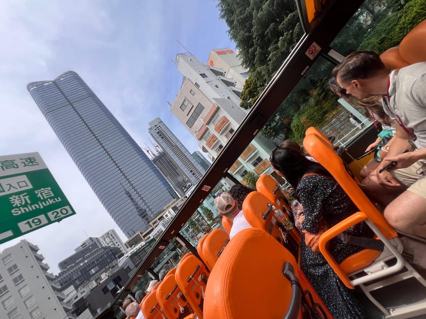 Tokyo: 60min Panoramic Open Top Bus Tour with Audio Guide - What the $14 price really gives you