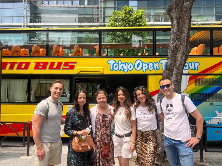 Tokyo: 60min Panoramic Open Top Bus Tour with Audio Guide - Toranomon and Tokyo Tower from the road