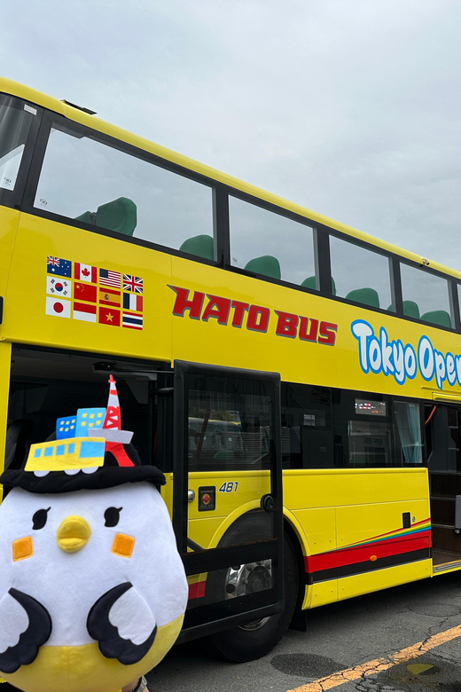 Tokyo: 60min Panoramic Open Top Bus Tour with Audio Guide - Meeting the bus near Tokyo Station