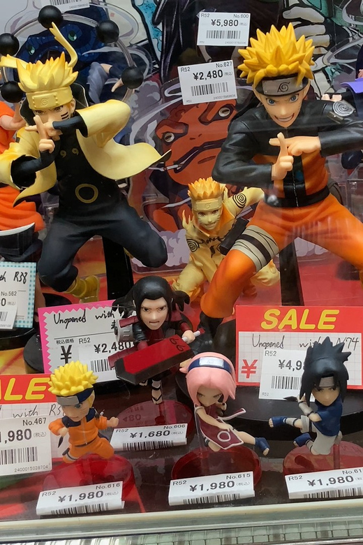 Tokyo Akihabara, Anime, Manga, Video Games & Maid Cafe Tour - TAMASHII NATIONS STORE TOKYO and modern character collecting