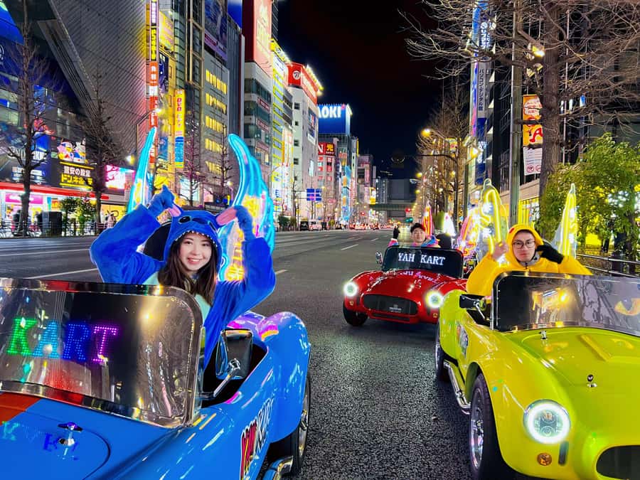 Tokyo: Akihabara/Asakusa Go-Karting Tour (including guide) - Photos, lights, and the small souvenirs