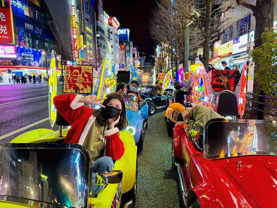 Tokyo: Akihabara/Asakusa Go-Karting Tour (including guide) - Night or day: choosing the better setting