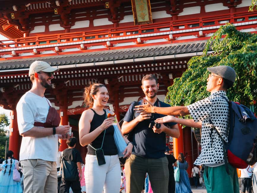 Tokyo: Asakusa & Tokyo’s Oldest Temple Senso-ji Walking Tour - Nakamise Street, one shop and snack at a time