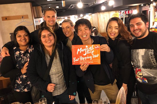 Tokyo Bar Hopping Tour in Shinjuku (All-You-Can-Drink + Dinner) - Godzilla Head and the walk through Shinjuku