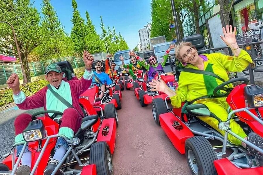 Tokyo Bay: Scenic Skyline Go-Kart Tour (120 Minutes) - The karts, costumes, and camera option